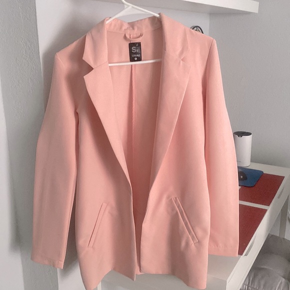 Pink long blazer - Picture 2 of 16